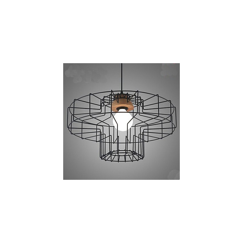 Single head Iron Chandelier Chandelier Retro Mesh