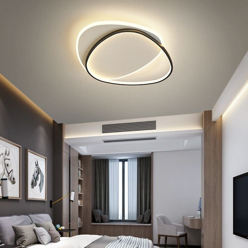 Flush Mount Double Triangle Ceiling Light