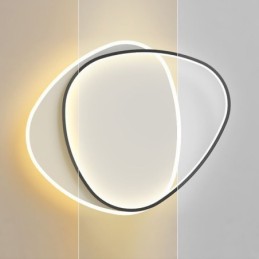 Flush Mount Double Triangle Ceiling Light