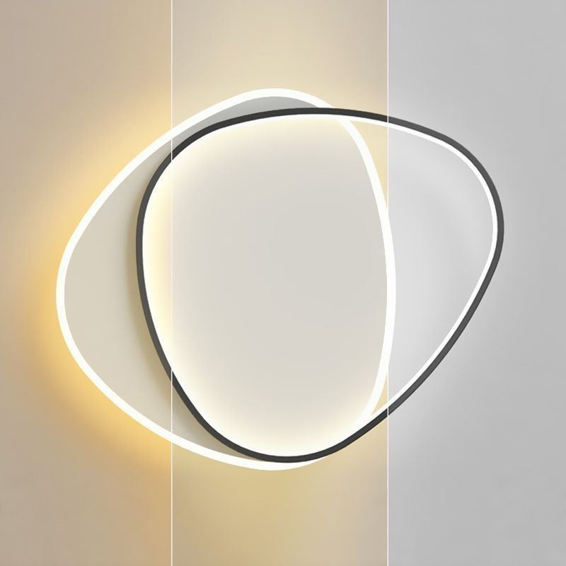 Flush Mount Double Triangle Ceiling Light