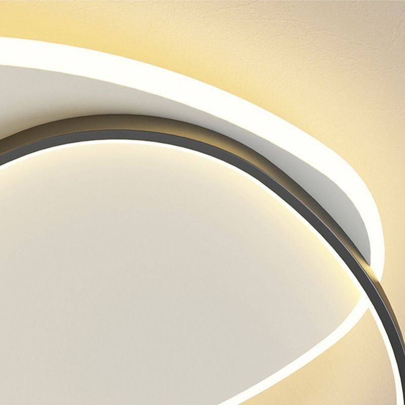 Flush Mount Double Triangle Ceiling Light