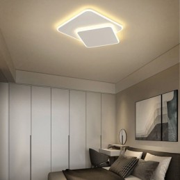 Flush Mount Double Square Ceiling Light