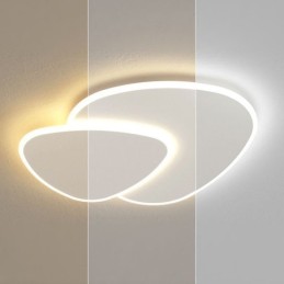 Flush Mount Double Triangle Ceiling Lighting