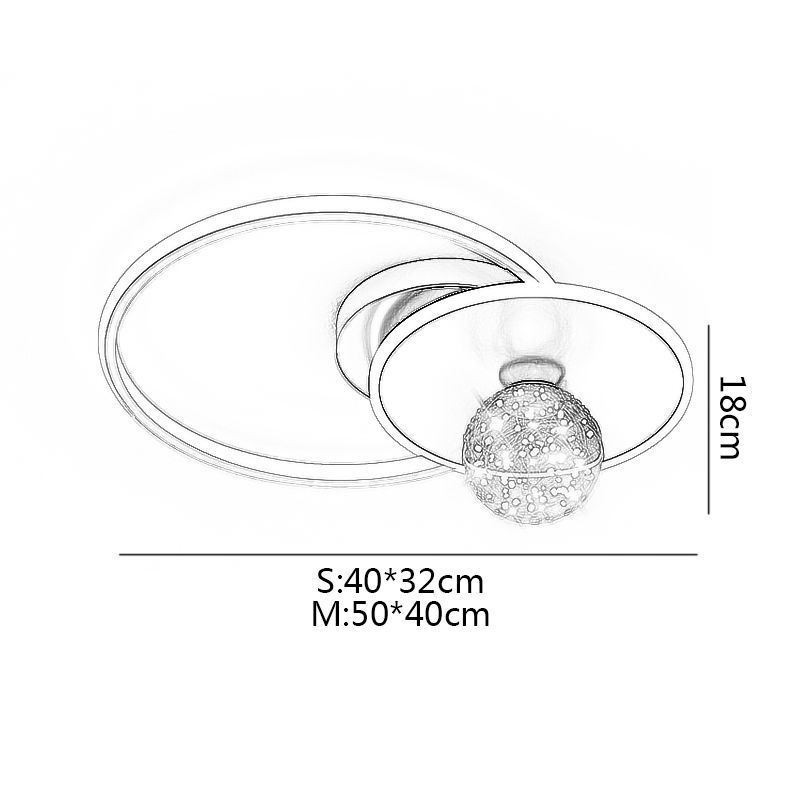 Flush Mount Home Decor Minimalist Ceiling Light Fixture