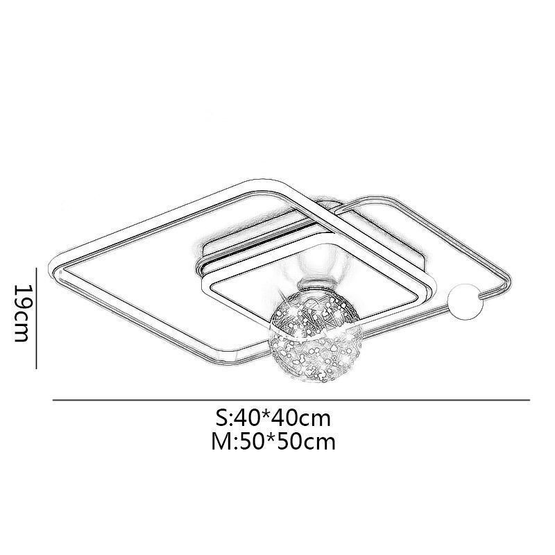 Flush Mount Home Decor Modern Ceiling Light Fixture