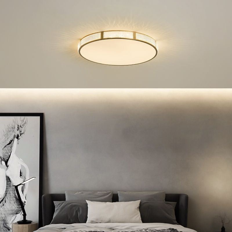 Flush Mount Ceiling Light Round Light Fixtures Tricolor Dimming
