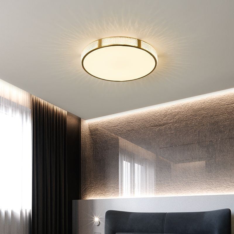 Flush Mount Ceiling Light Round Light Fixtures Tricolor Dimming