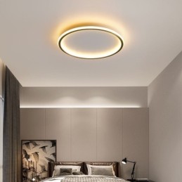 Flush Mount Ceiling Light Round Light Fixtures Tricolor Dimming