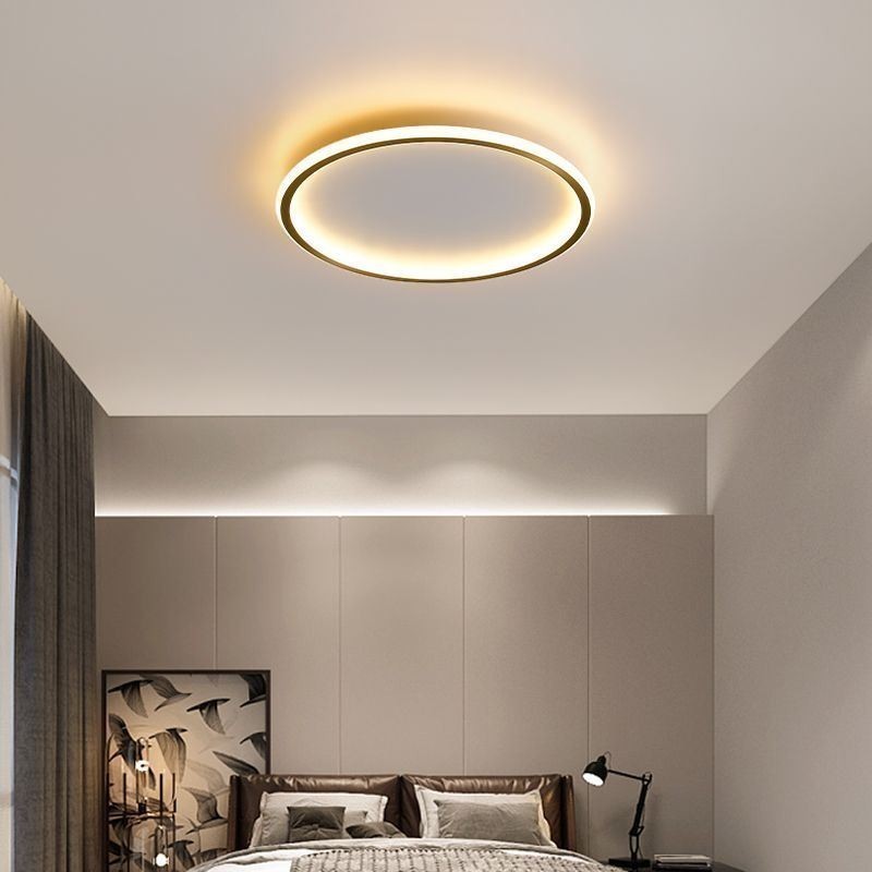 Flush Mount Ceiling Light Round Light Fixtures Tricolor Dimming