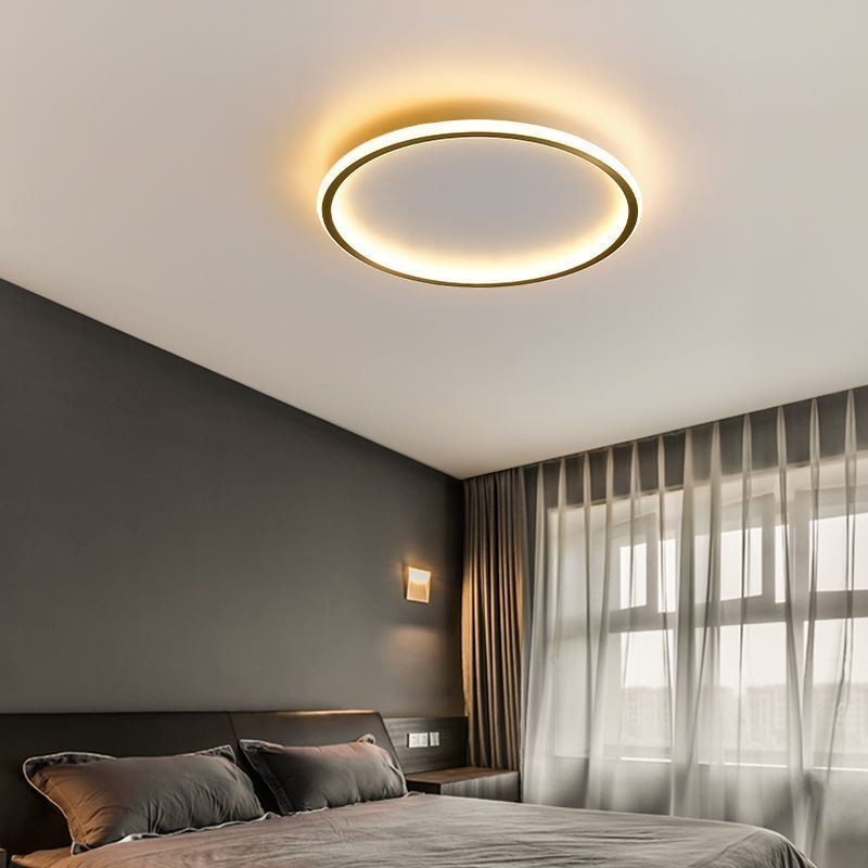 Flush Mount Ceiling Light Round Light Fixtures Tricolor Dimming