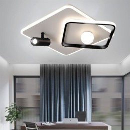 Flush Mount Acrylic Square Ceiling Light Spotlight