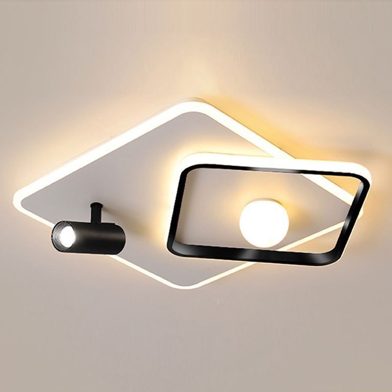 Flush Mount Acrylic Square Ceiling Light Spotlight