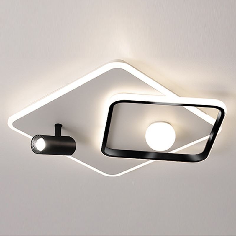 Flush Mount Acrylic Square Ceiling Light Spotlight