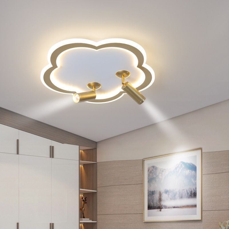 Flush Mount Acrylic Flower Shape Ceiling Light Spotlight