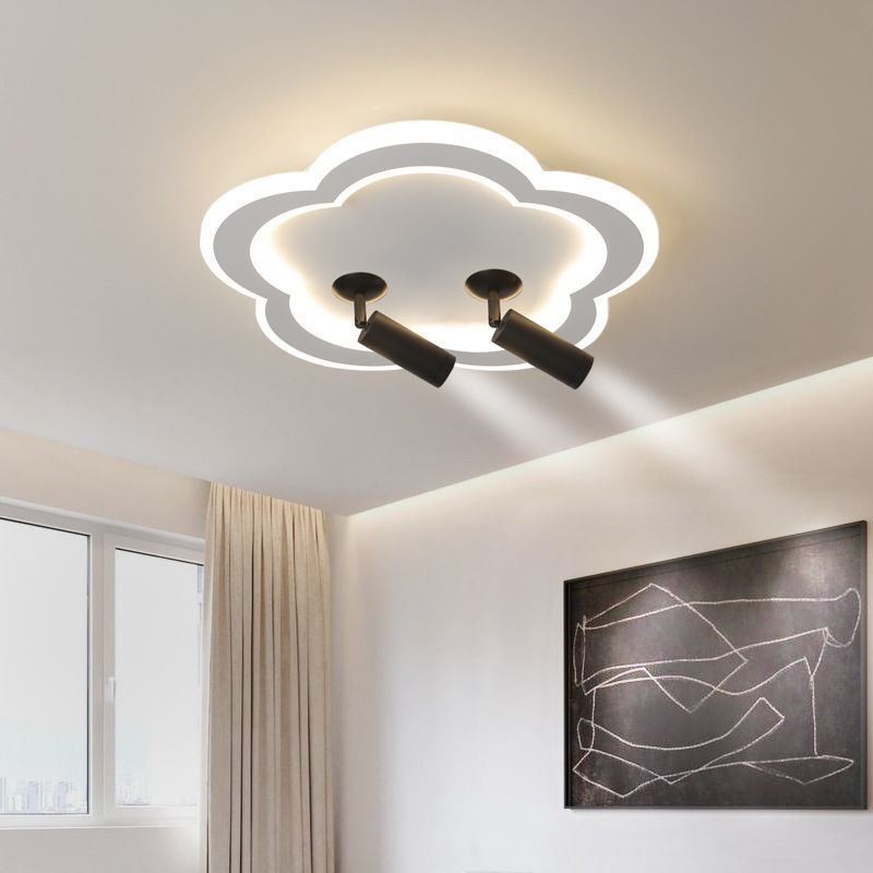 Flush Mount Acrylic Flower Shape Ceiling Light Spotlight