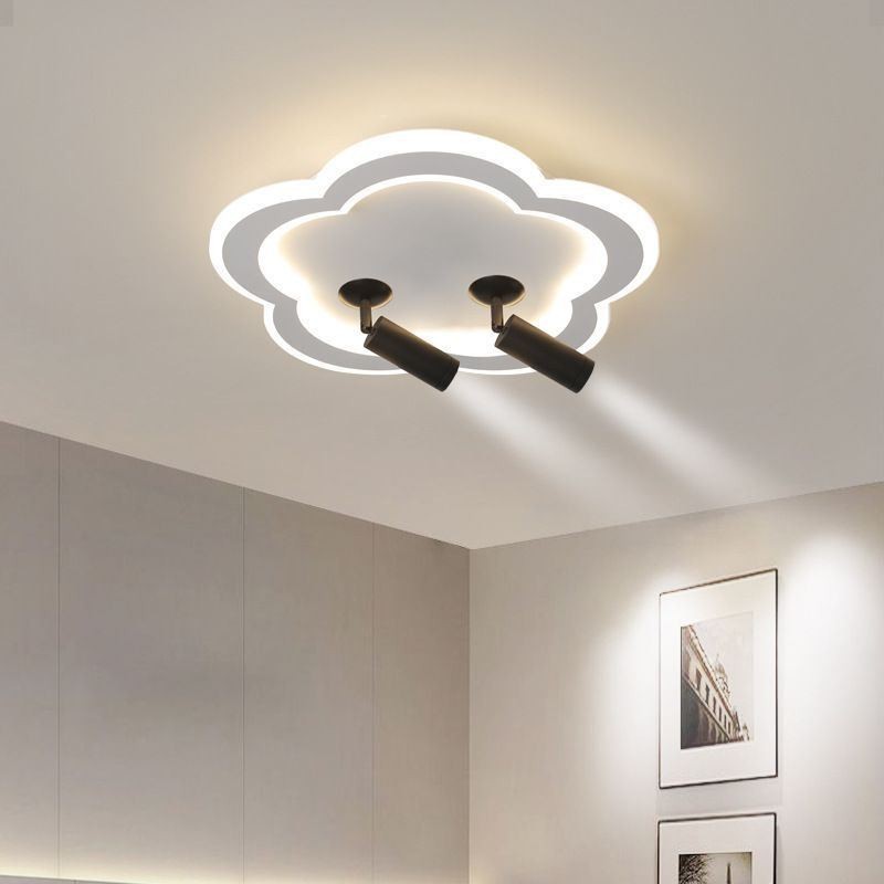 Flush Mount Acrylic Flower Shape Ceiling Light Spotlight