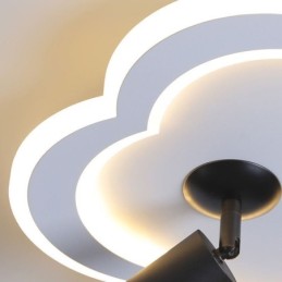 Flush Mount Acrylic Flower Shape Ceiling Light Spotlight