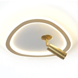 Ceiling Light Acrylic Triangle Flush Mount Spotlight