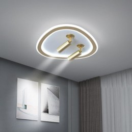 Ceiling Light Acrylic Triangle Flush Mount Spotlight
