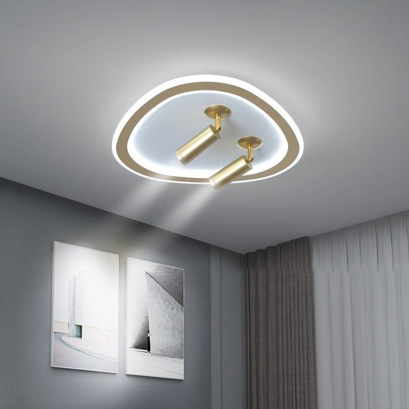 Ceiling Light Acrylic Triangle Flush Mount Spotlight