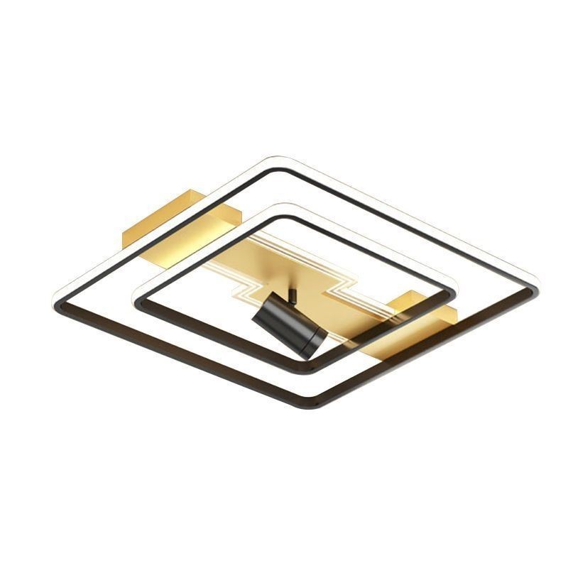 Geometric Flush Mount Acrylic Ceiling Light Spotlight