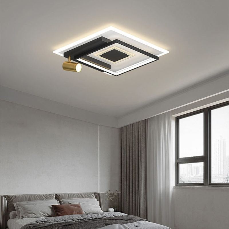 Geometric Flush Mount Acrylic Ceiling Light Spotlight