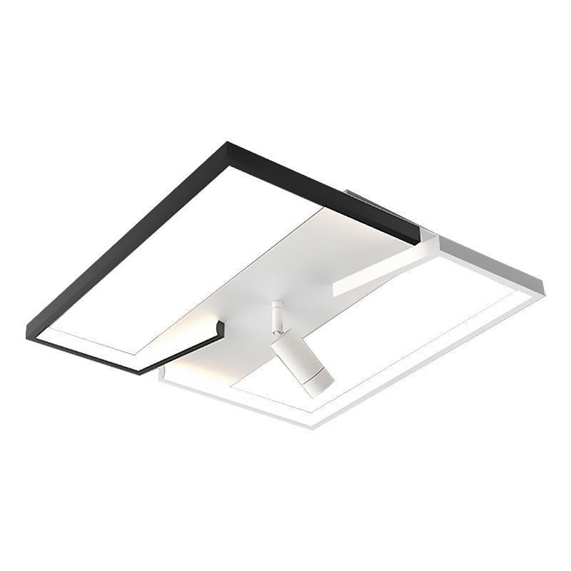Ceiling Lamp Black & White Acrylic Lighting Spotlight