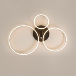 Ceiling Lamp Brushed Gold Halo Ring Lighting Spotlight