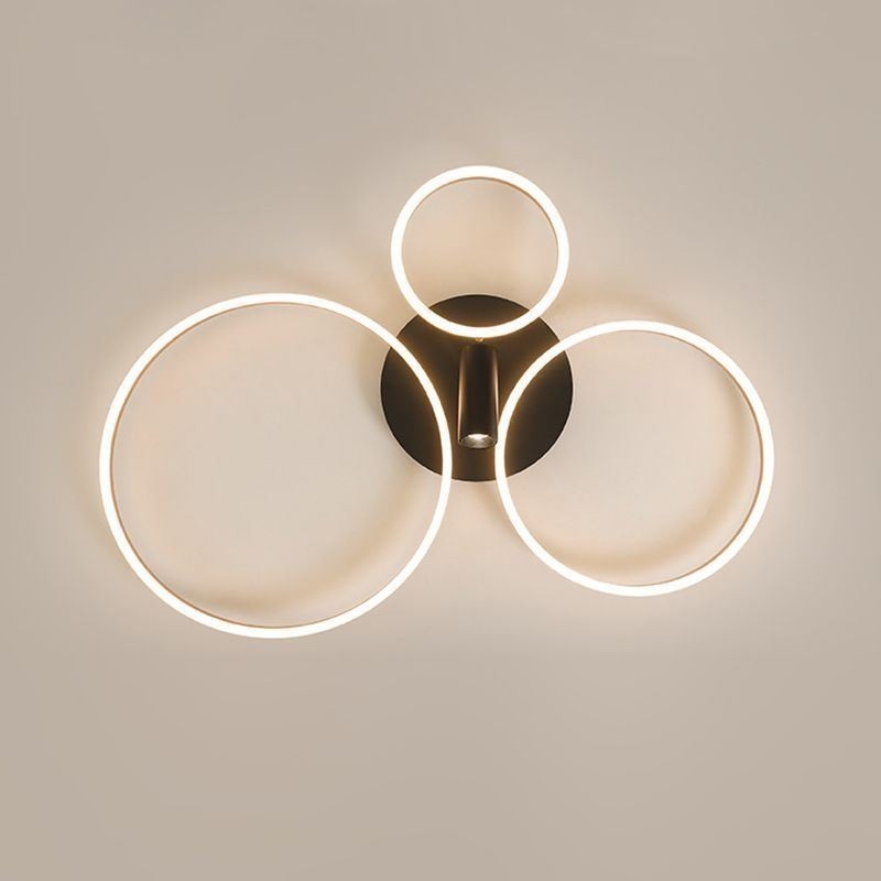 Ceiling Lamp Brushed Gold Halo Ring Lighting Spotlight