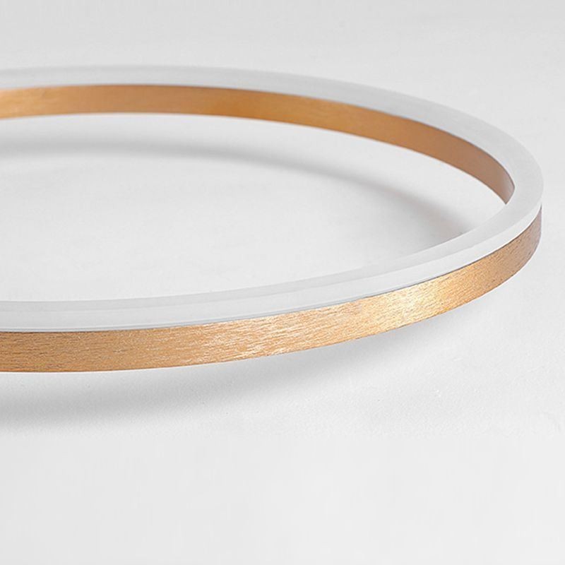 Ceiling Lamp Brushed Gold Halo Ring Lighting Spotlight