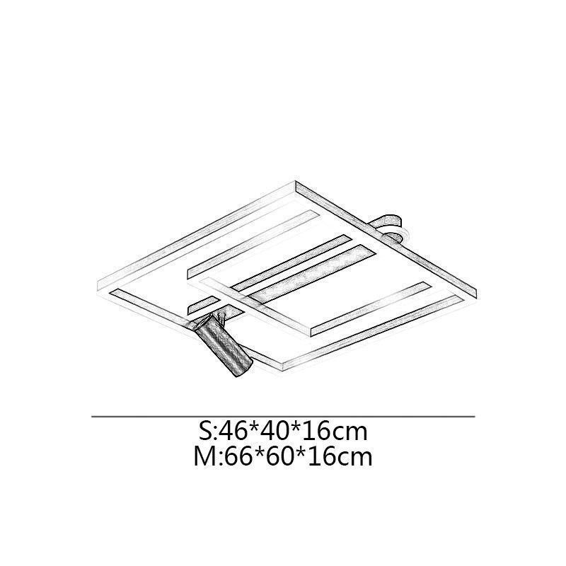 Flush Mount Minimalist Acrylic Ceiling Lamp Spotlight