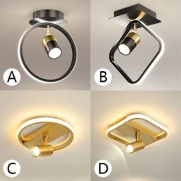 Acrylic Ceiling Lamp Minimalist Decor Light Spotlight