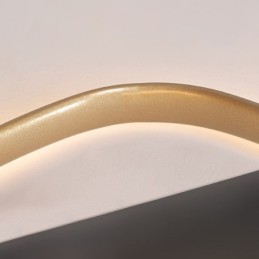 Flush Mount Brushed Gold Heart Shape Lighting Spotlight