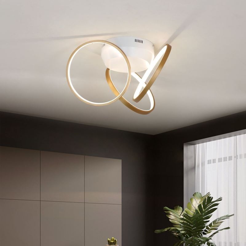 Acrylic Halo Ring Flush Mount Ceiling Light