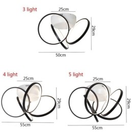 Acrylic Halo Ring Flush Mount Ceiling Light