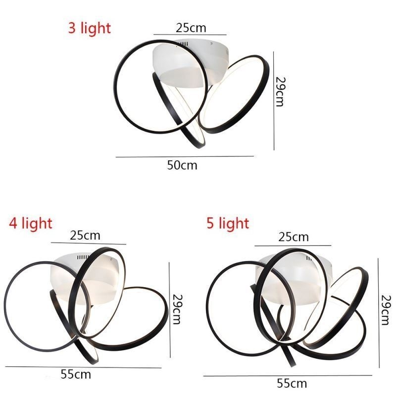 Acrylic Halo Ring Flush Mount Ceiling Light