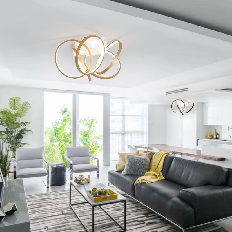 Acrylic Halo Ring Flush Mount Ceiling Light