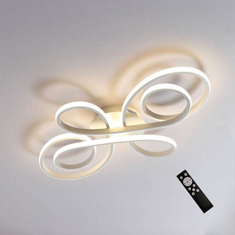 Modern Chinese Knot Flush Mount Ceiling Light