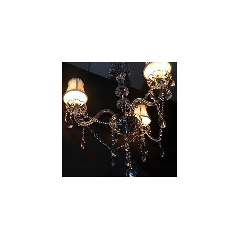 Modern Splendid 3 Lights Chandelier With Crystal Arm