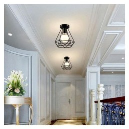 Diamond Shaped Flush Mount Ceiling Light
