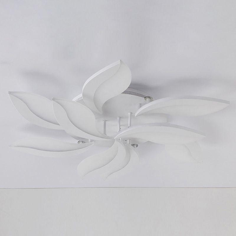 Acrylic Petal Flush Mount Ceiling Light