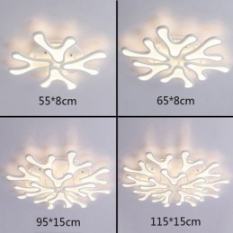 Acrylic Antler Flush Mount Ceiling Light