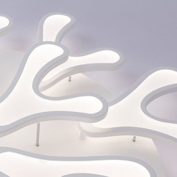 Acrylic Antler Flush Mount Ceiling Light