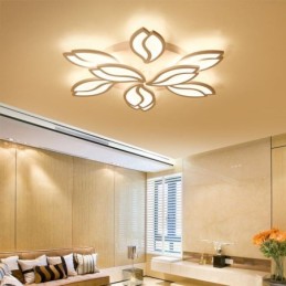 Acrylic Flower Flush Mount Ceiling Light