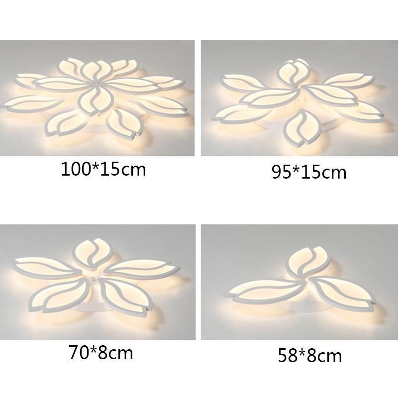 Acrylic Flower Flush Mount Ceiling Light