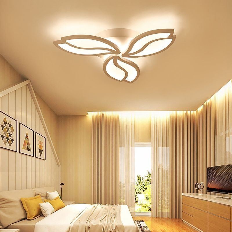 Acrylic Flower Flush Mount Ceiling Light