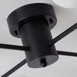 Glass Ball Flush Mount Magic Bean Ceiling Light