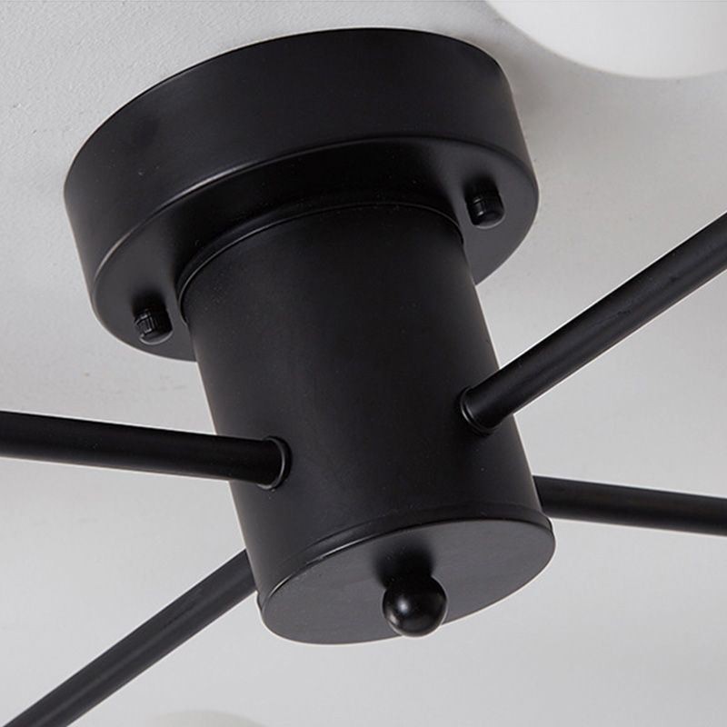 Glass Ball Flush Mount Magic Bean Ceiling Light