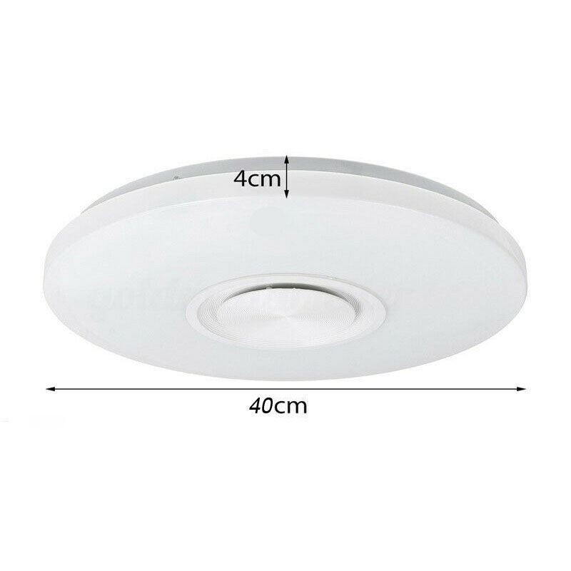 Flush Mount Decorative Lamp Remote APP Control Bluetooth Music Speaker Lamp
