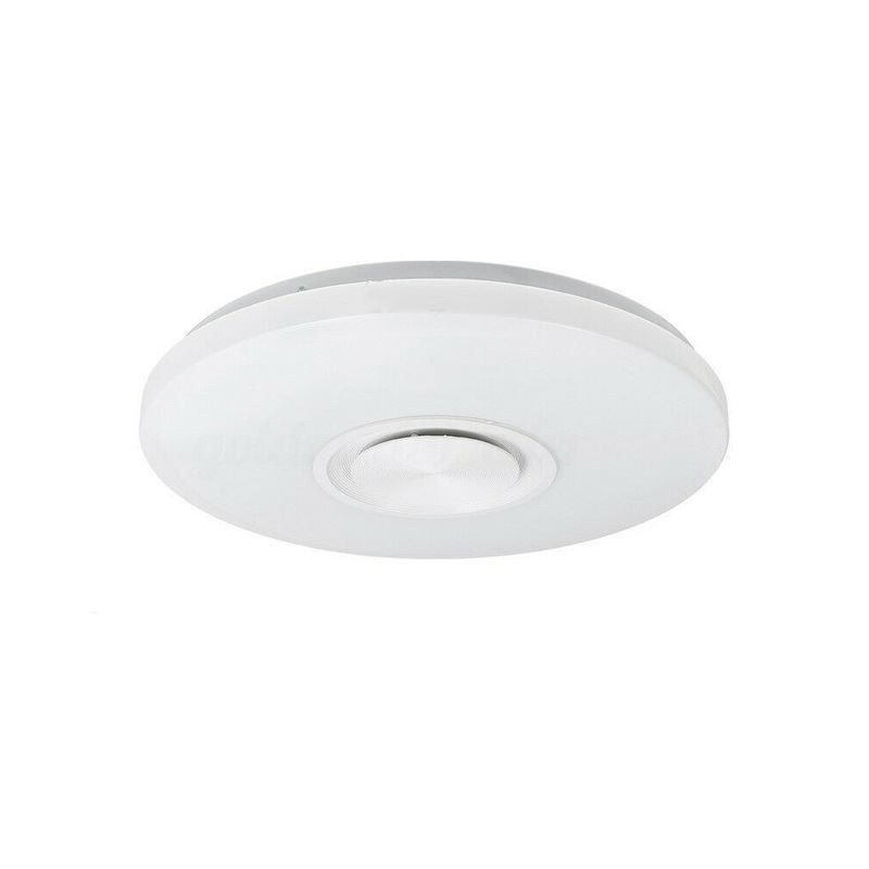 Flush Mount Decorative Lamp Remote APP Control Bluetooth Music Speaker Lamp